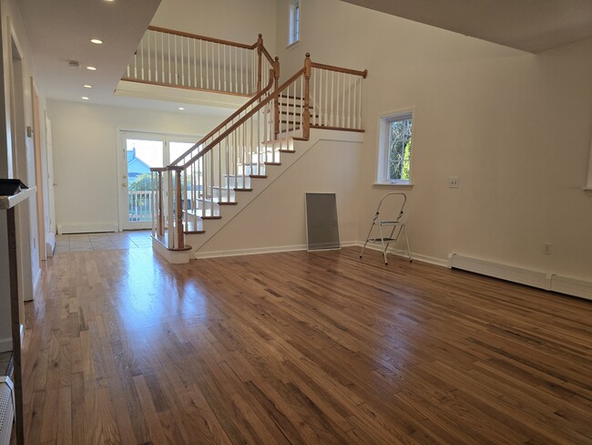 Freshly refinished wood floors - 133 Mitchell St