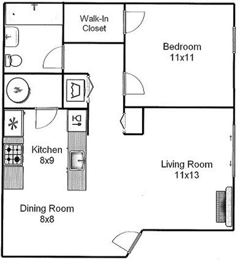 1BR/1BA - Villages on Richmond