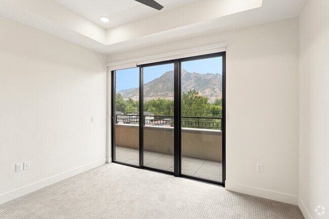 2BR, 2BA - 1,208SF - Primary Bedroom - Elara at Holladay Crossing