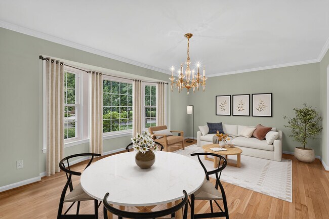 Comedor y sala de estar contigua a la cocina - 6905 Stonewood Ct