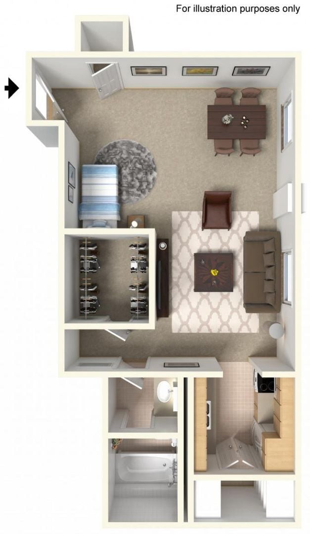Interior Photo - English Meadows Apartment Homes, Greenfiel...