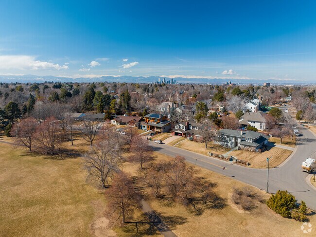 With ample large parks, Lowry Field has a lot more properties with park frontage than most.