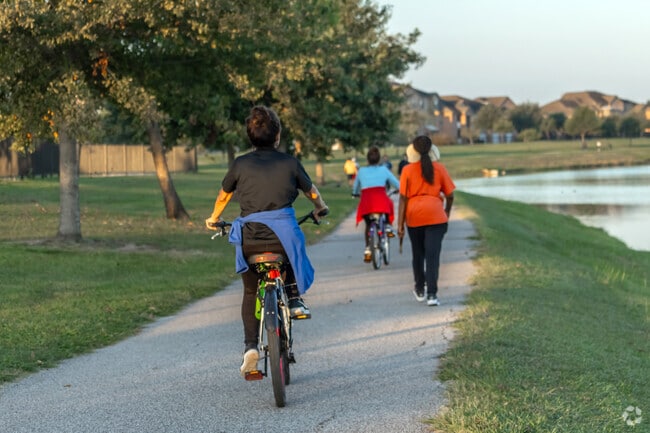 Copperfield residents love taking early morning bike rides with their neighbors.