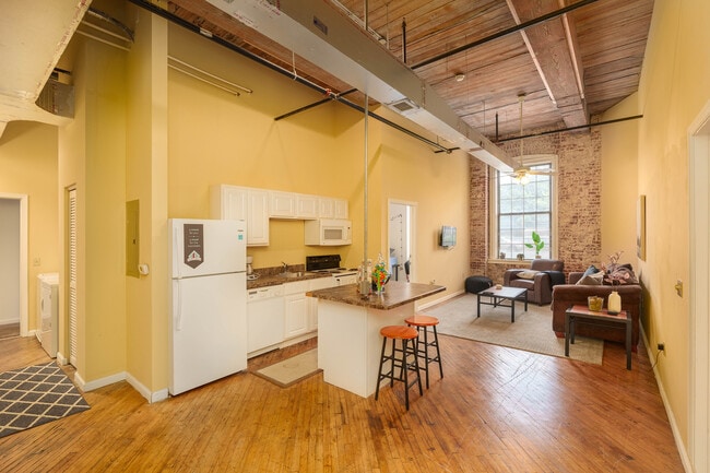 Ribbon Place - Student Housing Community - Living Room and Kitchen - Ribbon Place