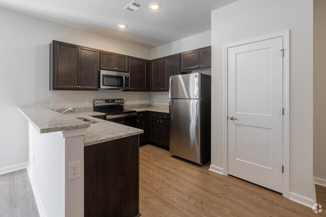 3BR, 2.5BA - 1353SF - Kitchen - Pine Grove Townhomes