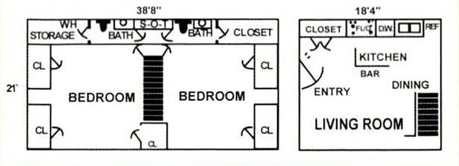 Plano de planta - Tucasa Townhomes
