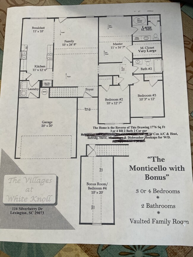 Floor plan - 116 Silverberry Dr