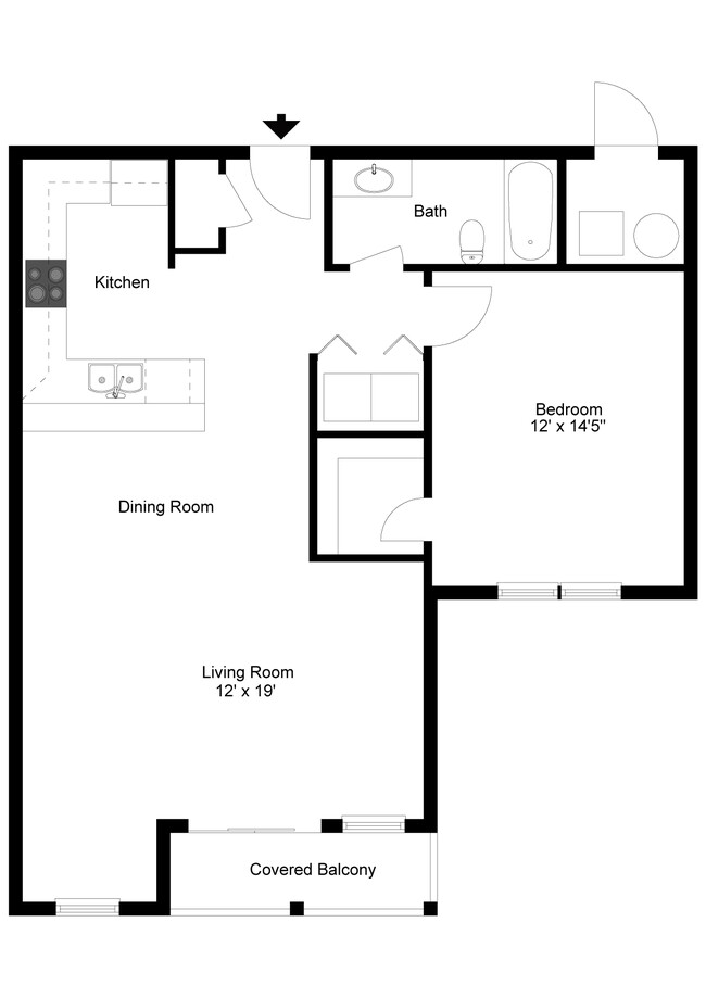 One Bedroom Large - Hampton Run