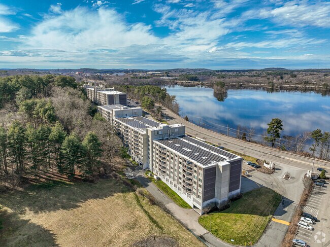 1500 Worcester Rd aerial - Chapel Hill East Condominiums