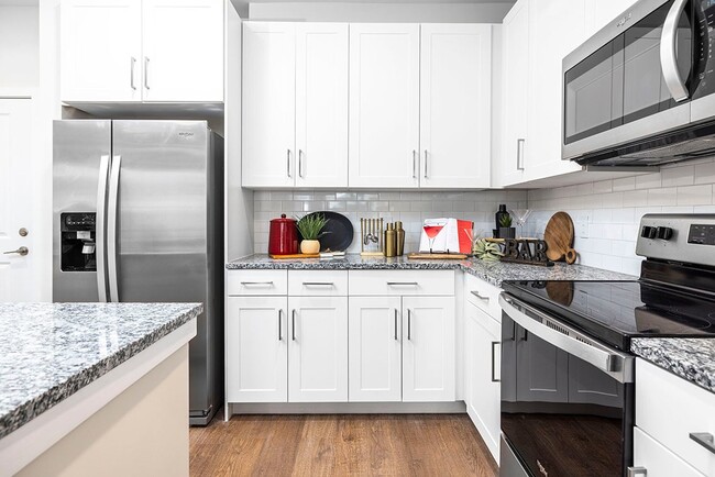 Kitchen Island and Tile Backsplash |The Station at San Marco| Jacksonville, FL - The Station at San Marco
