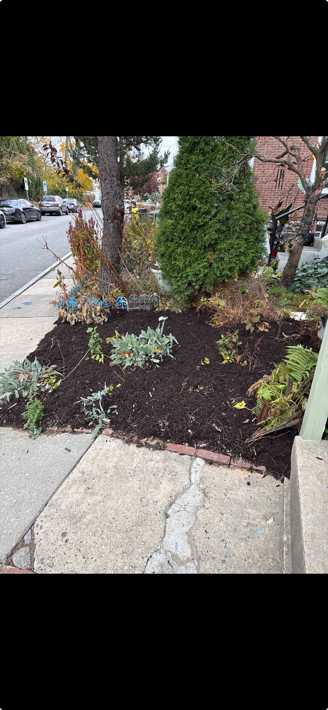 Freshly landscaped and mulched - 155 Sheldon Ln
