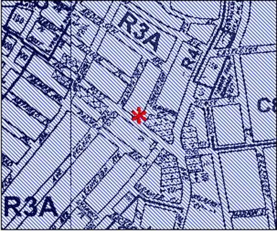 Mapa del Zoning - 945 Post Ave