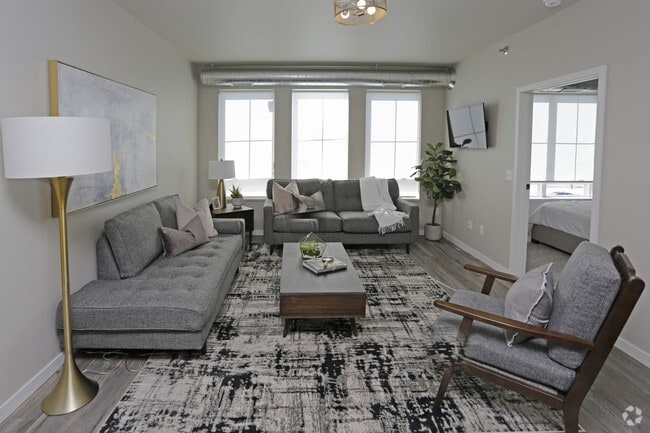 1BR, 1BA, Model - 646 SF - Cathedral Lofts in Downtown Fargo