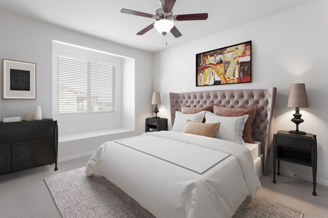 Spacious bedrooms that feel like home. - Vue at Centennial