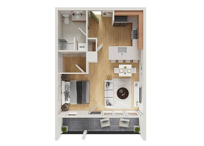 Plano de planta - Sol Apartments