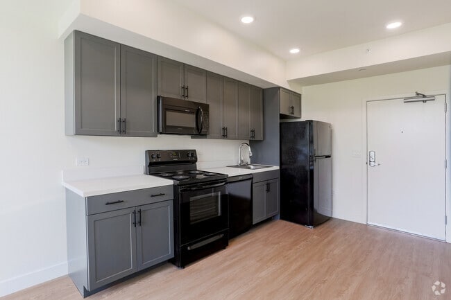 1BR, 1BA - 543SF - Kitchen - Vela Apartments