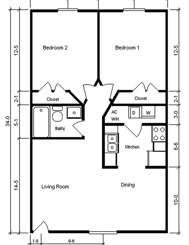 College Park Apartments Greenville Nc 2br 1ba College Park
