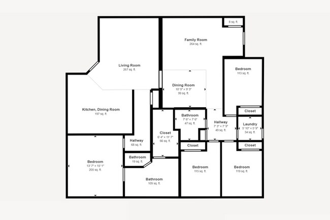 Foto del edificio - 4Bed/2Bath Furnished Home w/3 Car Garage! ...