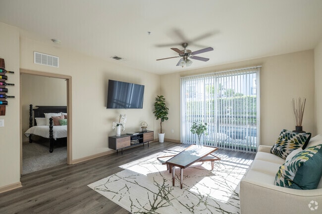 Flagstone JB 1BR, 1BA - 871SF - Living Room - Mosaic Westshore Apartments
