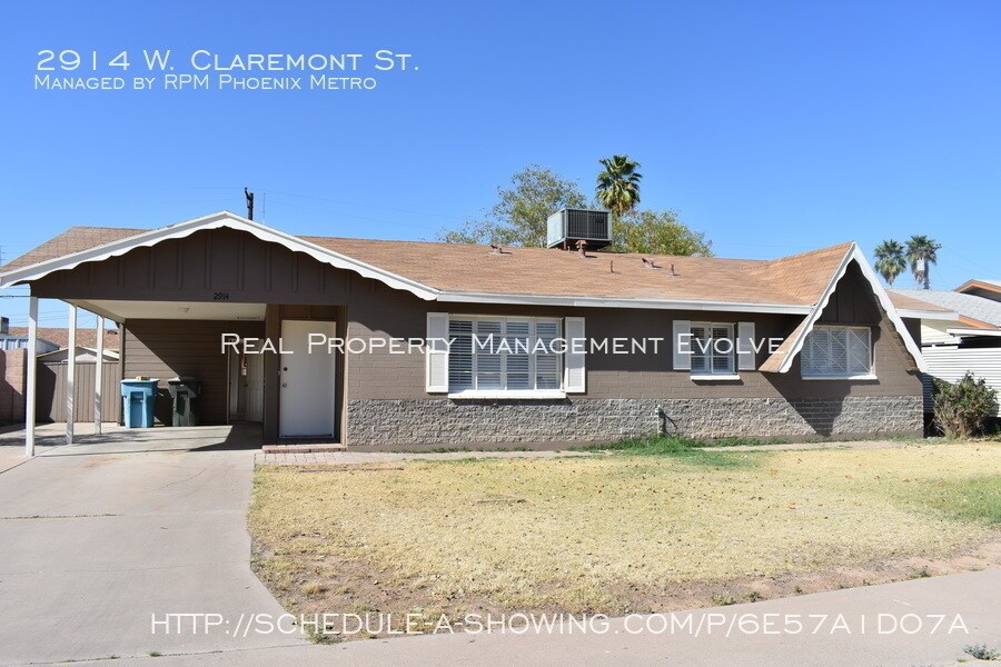 2914 W Claremont St, Phoenix, AZ 85017 House Rental in Phoenix, AZ