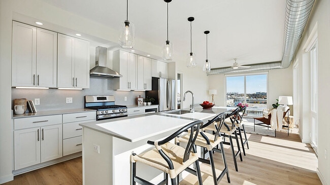 Plano C5 Cocina y sala de estar - The Finch