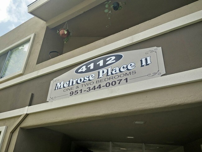 Melrose Place Apartments Riverside, CA
