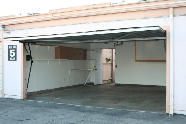 Two car garage with storage - 9831 Sepulveda Blvd