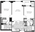 2 Bedroom- 1108