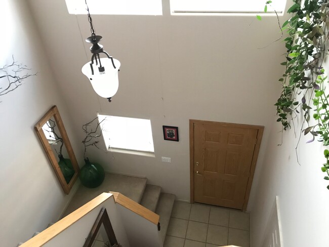 View of foyer from the top of the stairs - 1007 N Rolling Green Rd