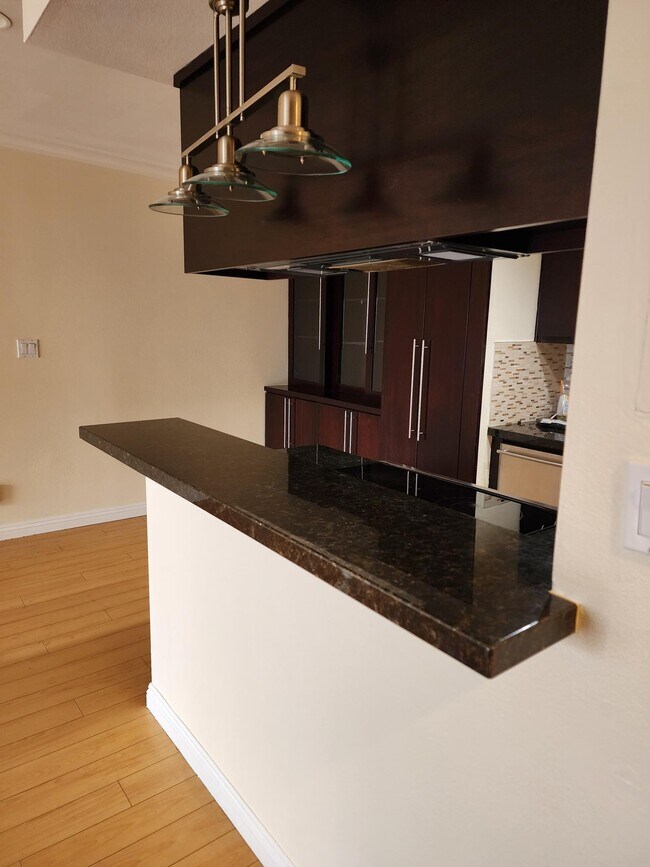 Kitchen bar/dining area/cabinetry - 1517 E Garfield Ave