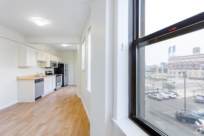 1 BR, 1 BA - The Wesley, 520 SF - The Ashley