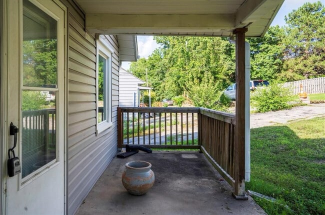 Porch facing east - 600 Ridgeview Ave
