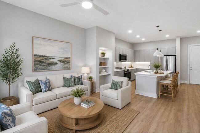 Diseñado con esmero y de una belleza intuitiva. Este es el tipo de espacio que convierte volver a casa en el mejor momento del día. - Brooking Square Apartments & Townhomes