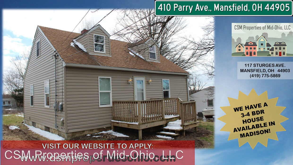 Foto principal - 3 br, 1 bath House - 410 Parry Avenue