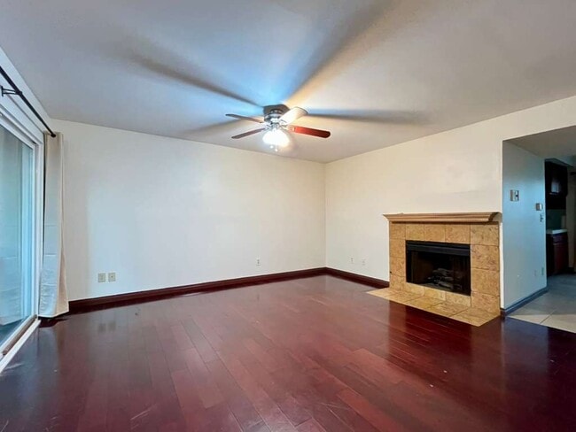 Living Room view of Italian Marble Fireplace - 1328 9th St