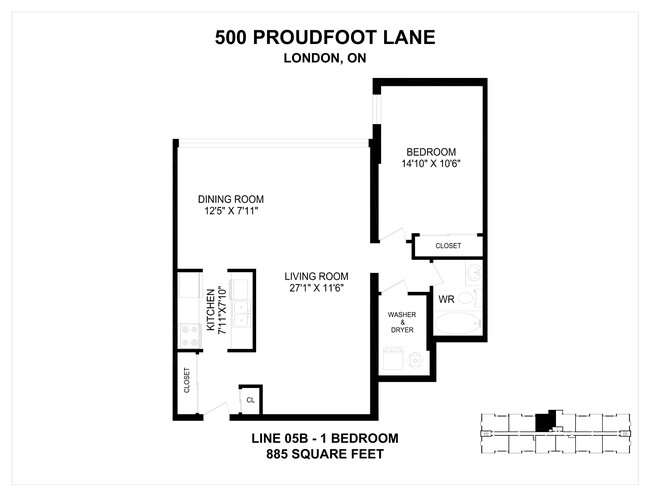 Floorplan - Empress Gates Apartments