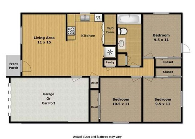 Foto del edificio - 3 Bed House w/ Garage & Private Backyard (...