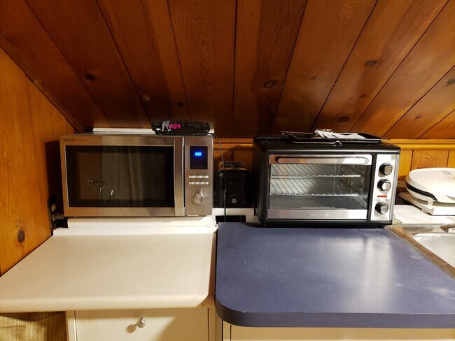 Microwave toaster and small oven. - 421 S Talley Ave