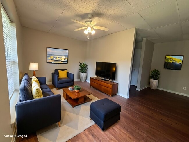 Step into stylish living at Arbor Terrace. This inviting living space features modern furnishings, natural light, and an open layout perfect for relaxation or entertaining. Elevate your lifestyle today-schedule your visit now! - Arbor Terrace