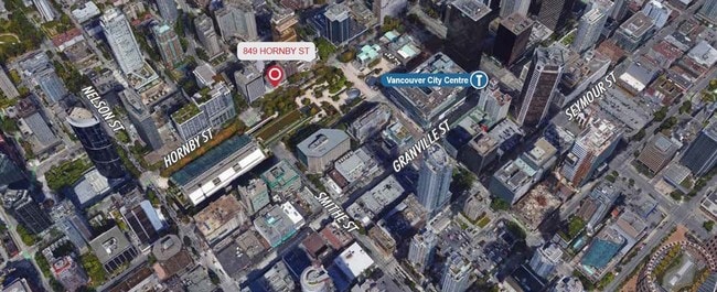 Aerial - 849-863 Hornby St
