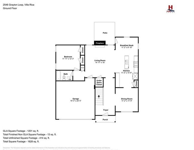 2546 Grayton Loop, Villa Rica, GA 30180 House Rental in Villa Rica