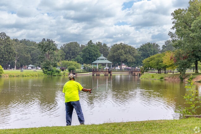 Locals can fish at Bob Noble Park near Conrad Heights.