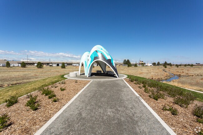 This unique art installation attracts people from Central Park and Denver, CO.