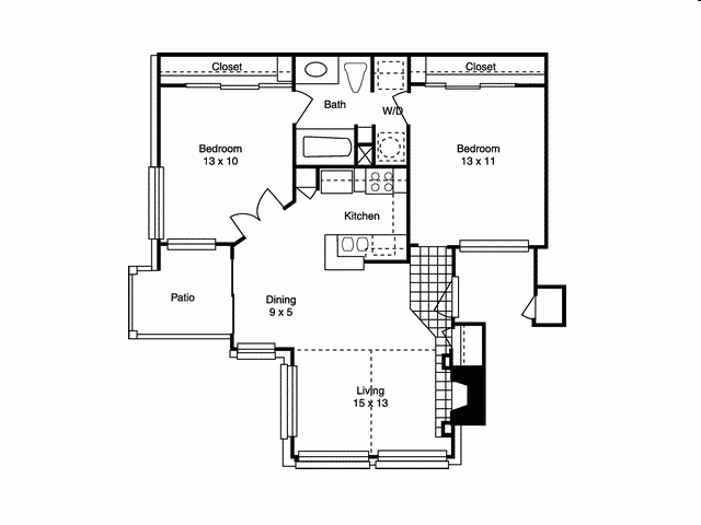 2BR/1BA - Trails of Valley Ranch