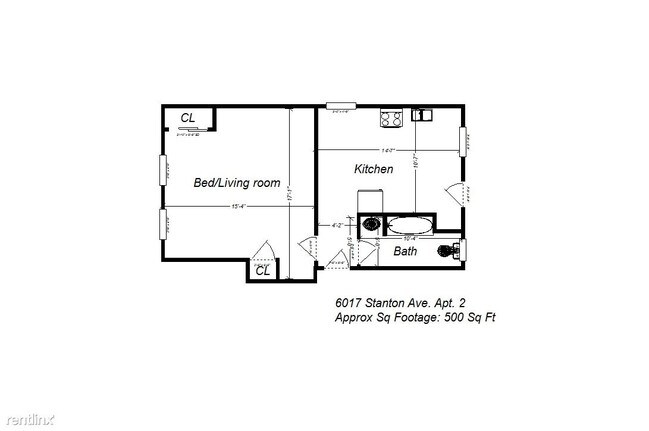 Building Photo - Studio, 1 bath  - 6017 Stanton Ave Apt 2
