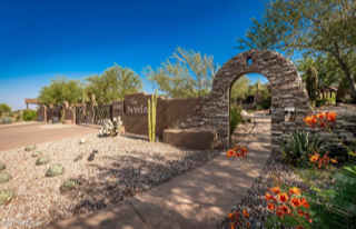 Gate and Entrance - 13300 E Via Linda