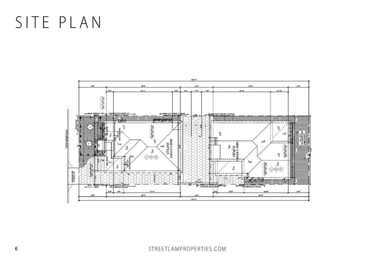 Plano de planta - 5235-5237 Virginia Ave