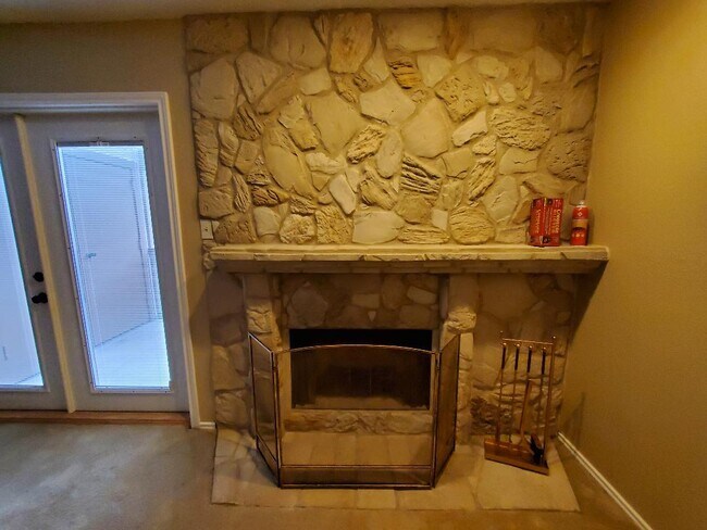 Fireplace is ready to use - 4107 Medical Dr