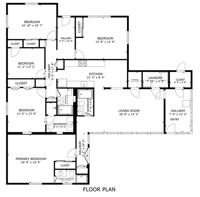 Building Photo - NEWLY RENOVATED 6 bedroom 4 bathroom home ...
