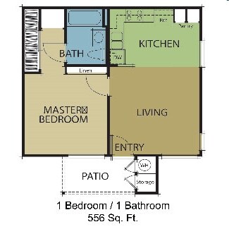 1HAB/1BA - Vintage Park - Senior Apartments